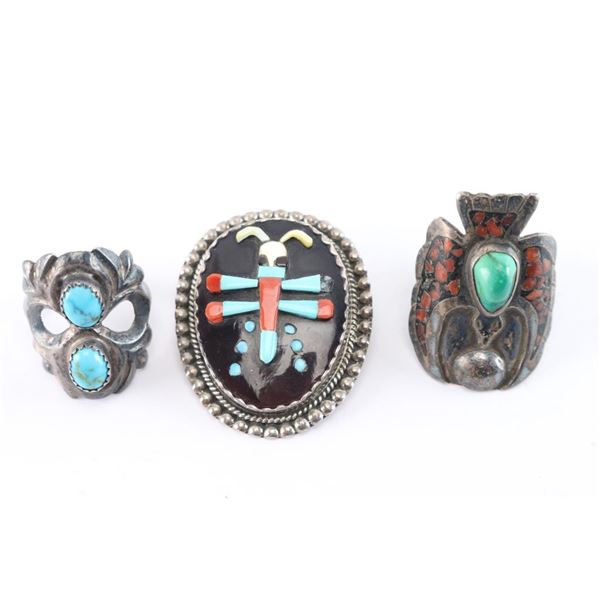 Collection of Native American Jewelry.