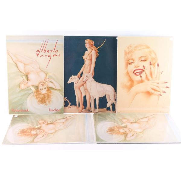 Lot of Nude Vargas Prints.