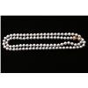 Image 2 : Long Strand of Silver-Pink Pearls.