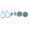 Image 1 : Lot of 3 Pair of Earrings.