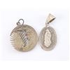 Image 4 : Collection of 3 Mexican Silver Pendants.