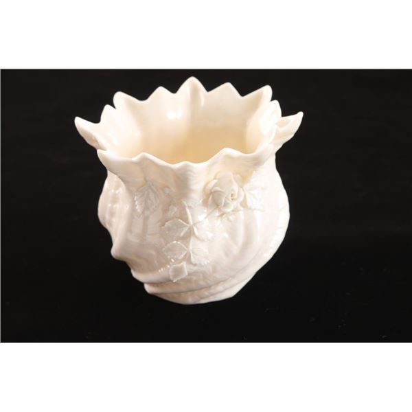 Fancy Blanc d' Chin Belleek Vase.