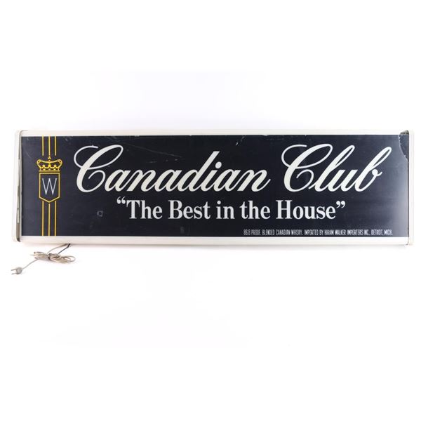 Canadian Club Advertising Sign