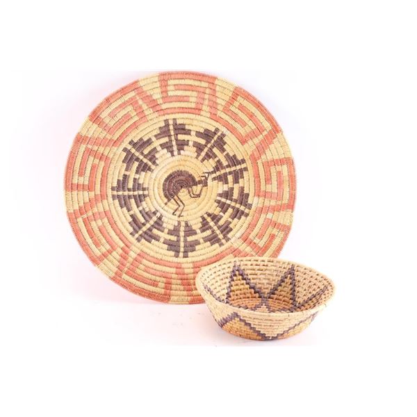 Collection of 2 Contemporary Baskets.