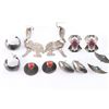 Image 2 : Lot of 6 Sterling Earrings.