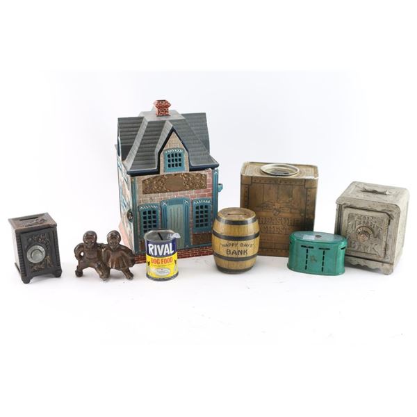 Collection of Vintage Banks.