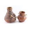 Image 1 : Lot of 2 Apache Pitch-Covered Baskets.
