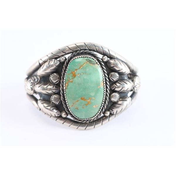 High Quality Green Navajo Cuff.