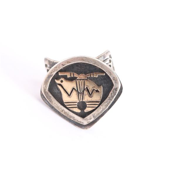 Hopi Bear Effigy Ring.