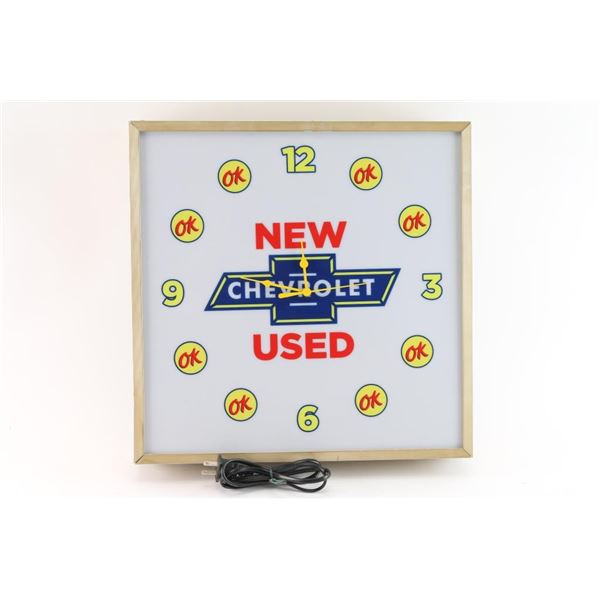 Chevrolet Lighted Wall Clock