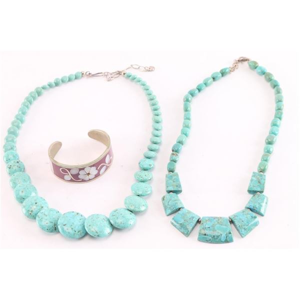 Turquoise Jewelry Lot.