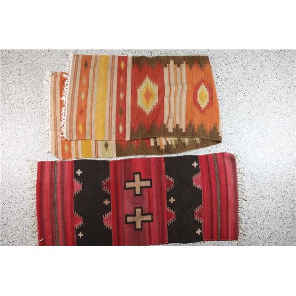 Collection of 2 Mexican Rugs.