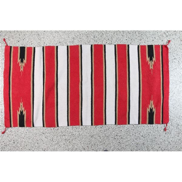 Navajo Double Saddle Blanket.