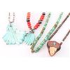 Image 2 : Lot of 4 Beaded Necklaces.