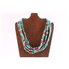 Image 1 : 5 Strand Turquoise & Branch Coral Necklace.