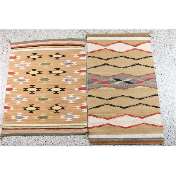 Lot of 2 Navajo Rugs.