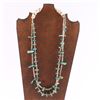 Image 1 : Turquoise Nugget & Heishi Necklace.