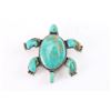 Image 1 : Navajo Turquoise Turtle Pin/Pendant.