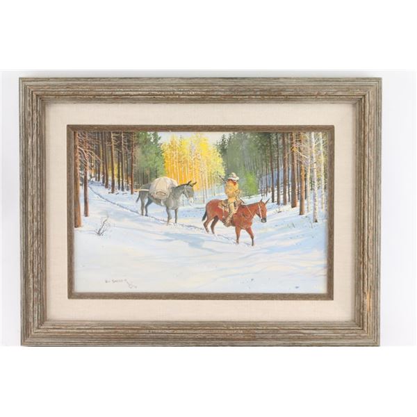 Painting by Bill Shaddix.