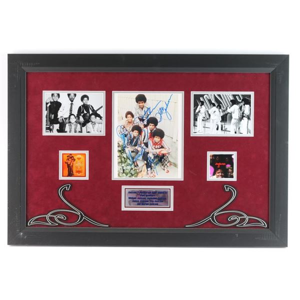 "Jackson 5" Band Signed Photograph.