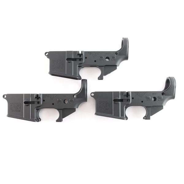 Lot of 3 PSA AR-15 Stripped Lower Receivers