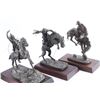 Image 4 : 8 Small Frederick Remington Bronzes.