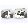 Image 1 : Lot of 2 Belt Buckles.