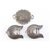 Image 1 : Collection of 3 Native Belt Buckles.