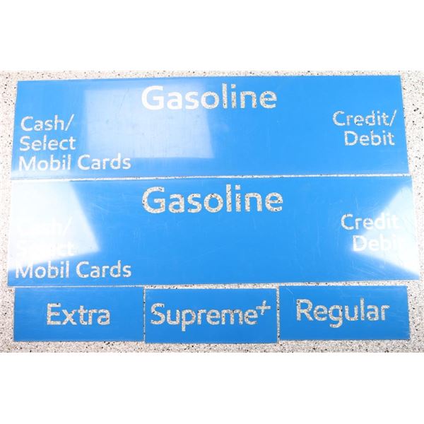 Modern Acrylic Gas Station Signage