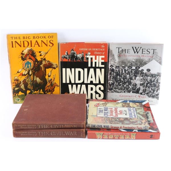 Book Lot on The Civll War and The Old West