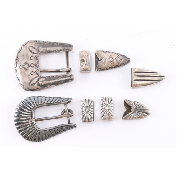 Lot of 2 Buckles & Keepers.