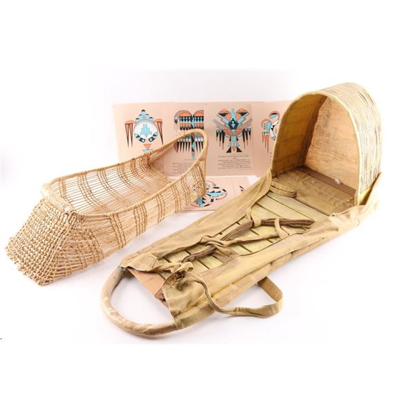 Lot of 2 Native American Cradle Boards.