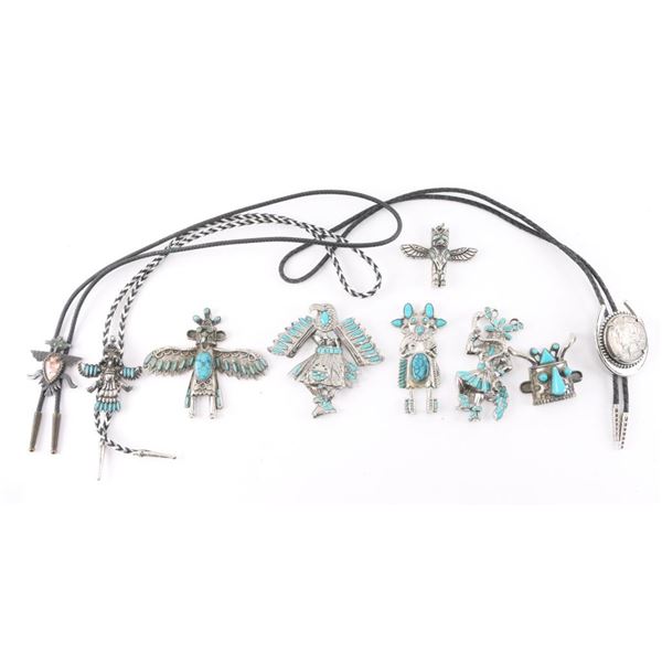 Lot of Bolo Ties & Centers.