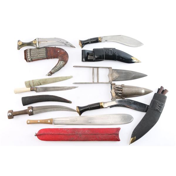 Collection of 7 Ethnic Knifes