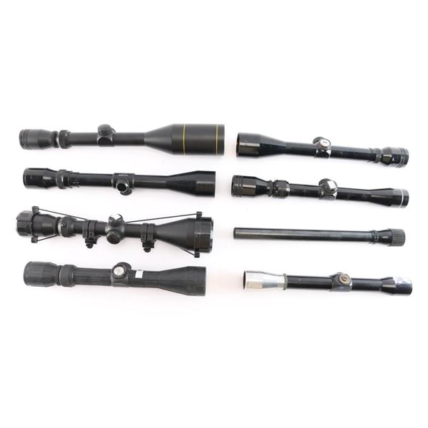Lot of 8 rifle scopes