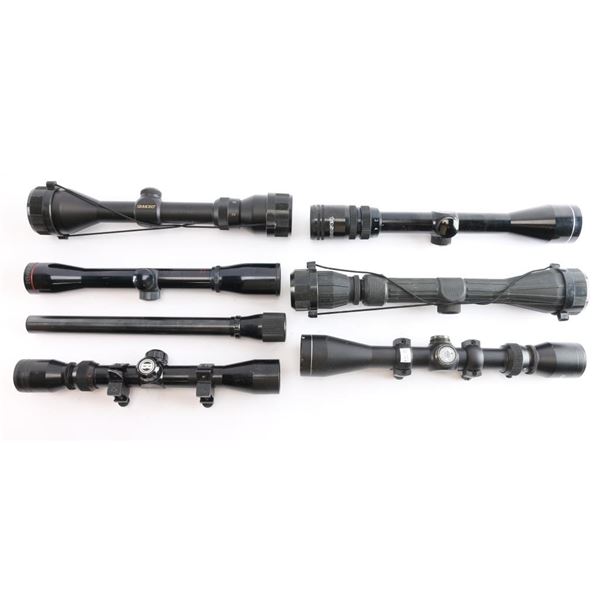 Lot of 7 Rifle Scopes