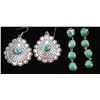 Image 1 : Lot of 2 Pair of Navajo Earrings.