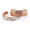 Image 1 : Lot of 2 Copper Cuffs.