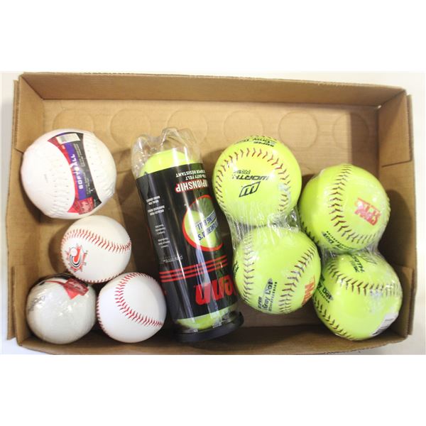 NEW BASEBALL'S, TENNIS