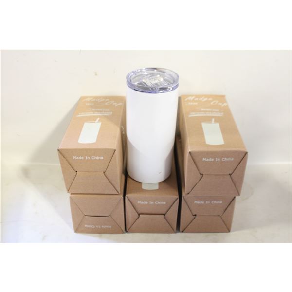 (6) NEW MADGE 12 OZ CUP DOUBLE WALL