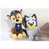 Image 1 : PAW PATROL CHASE PUP & BLUEY HEELER PUPPY PLUSH