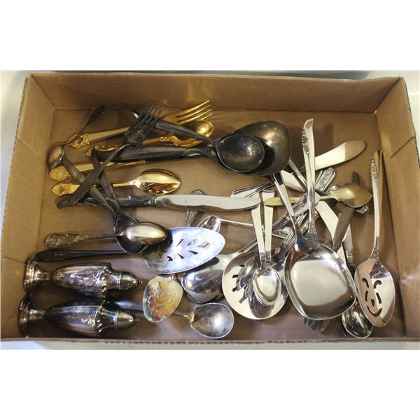 METALWARE SERVING PIECES- ASSORTED