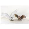 Image 1 : TOUGH HEAVY PLASTIC OWLS, 8"WIDE & 11" WIDE, TOY