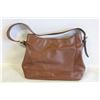 Image 1 : ASHWOOD LEATHER BROWN PURSE, ZIPPERS, 12"W X 10"