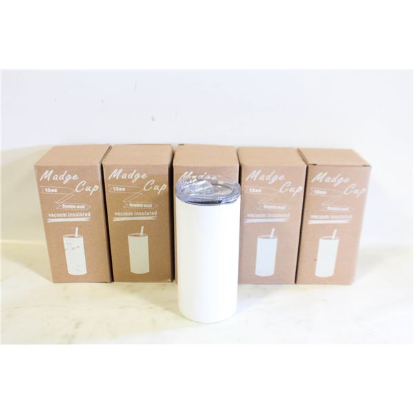 (6) NEW MADGE 12 OZ CUP DOUBLE WALL
