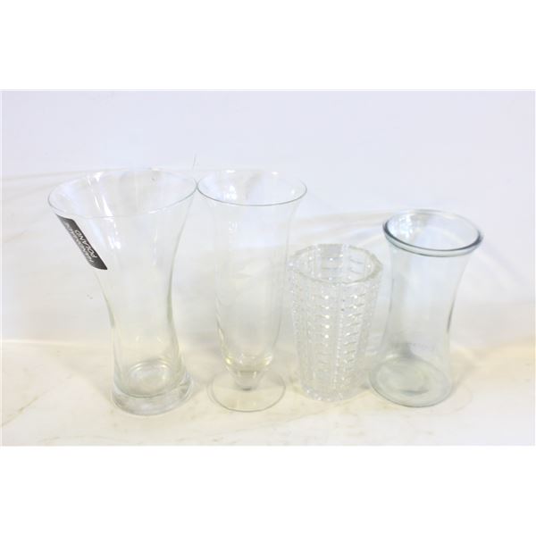 GLASS VASES - HANDMADE IN POLAND