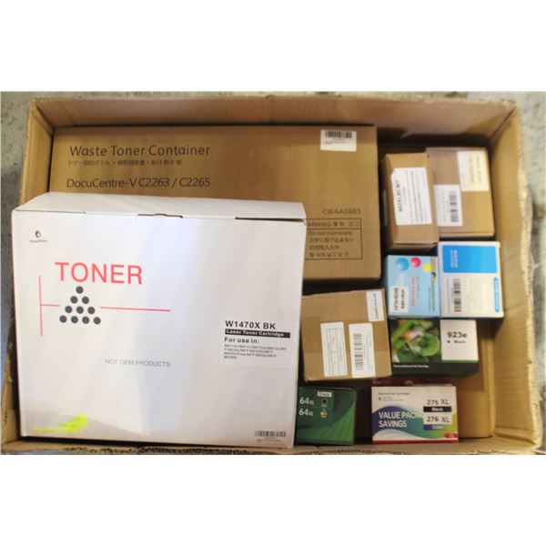 LARGE LOT OF BRAND NEW PRINTER INK + MORE