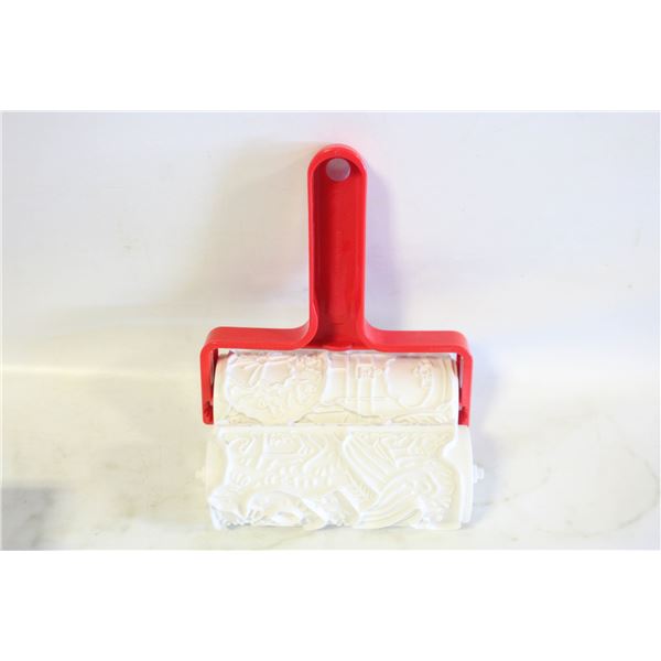 VINTAGE HUTZLER "ROLL 'EM" COOKIE DESIGN ROLLER