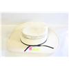 Image 1 : COWBOY HAT - SIZE 7 3/8, BANDORA CREAM COWBOY HAT