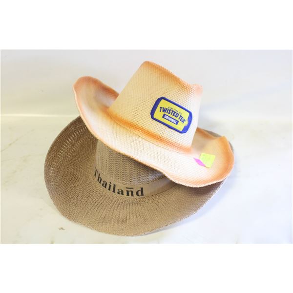 COWBOY HATS - TWISTED TEA & THAILAND COWBOY HATS